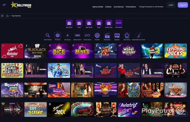 Capture of the front page of hollywoodbets.net (hollywoodbets.net) on 4 October 2026
