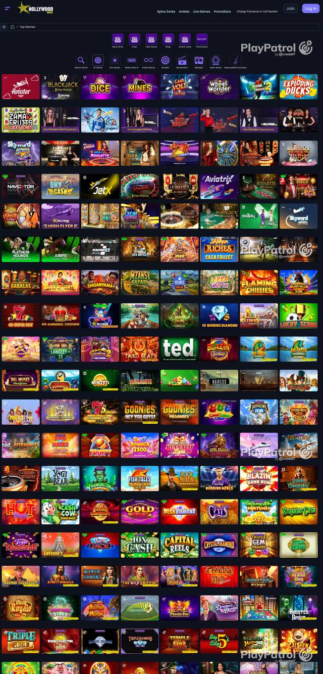 Capture of the front page of hollywoodbets.net (hollywoodbets.net) on 25 October 2026