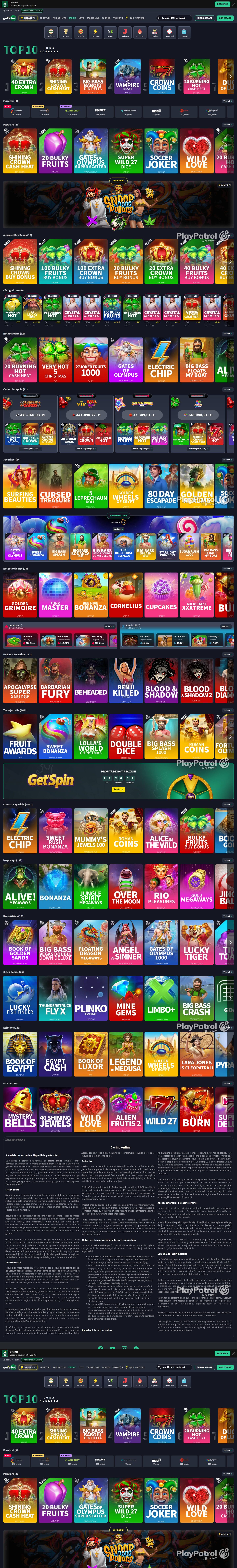 Full capture of Get's Bet recorded during the scan