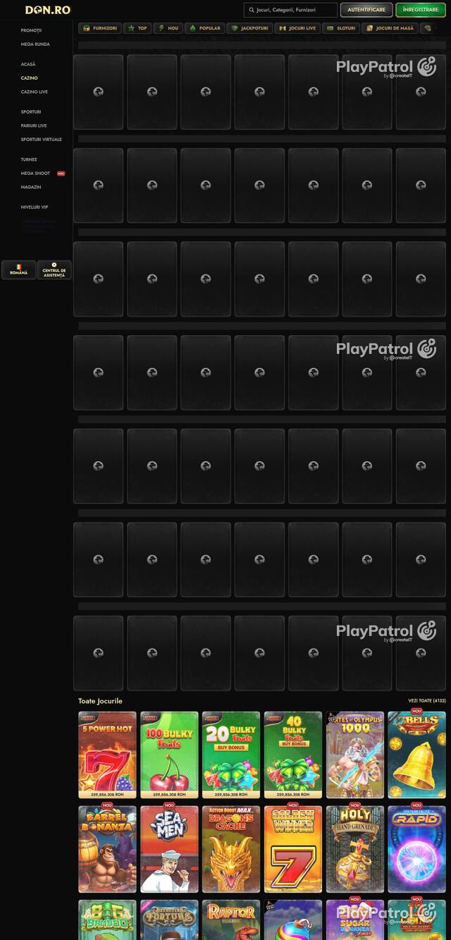 Homepage capture of Don recorded during the scan