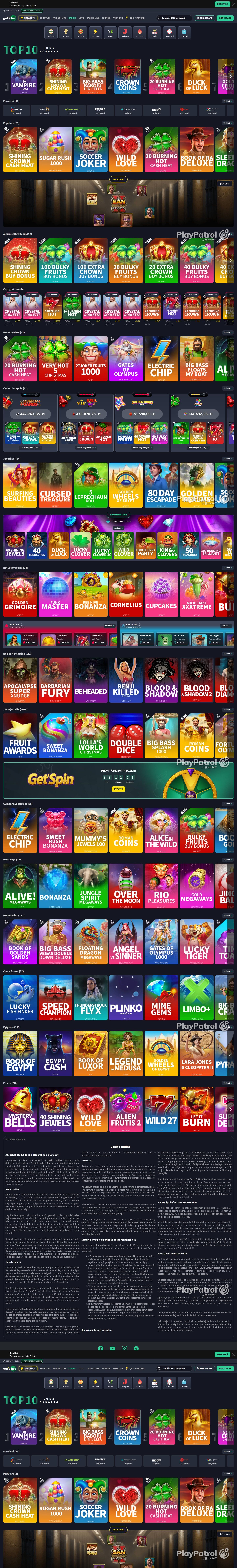 Full capture of Get's Bet recorded during the scan