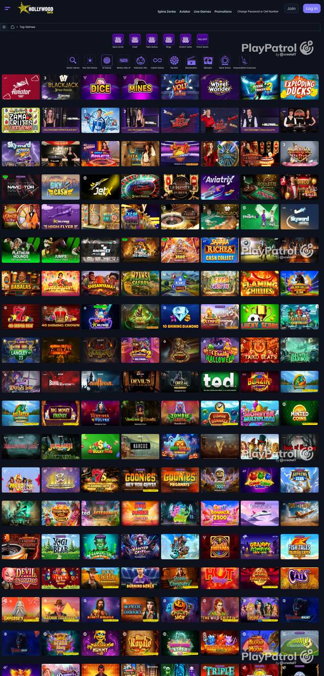 Capture of the front page of hollywoodbets.net (hollywoodbets.net) on 27 October 2026
