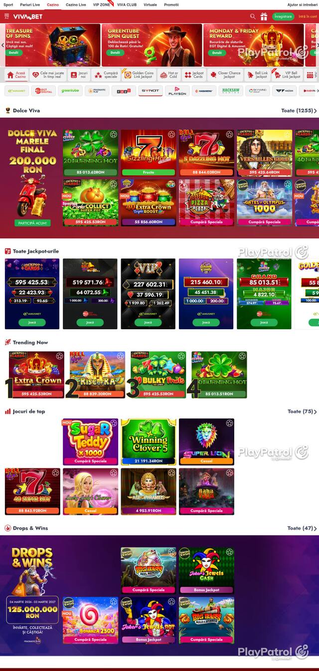 Homepage capture of VivaBet recorded during the scan