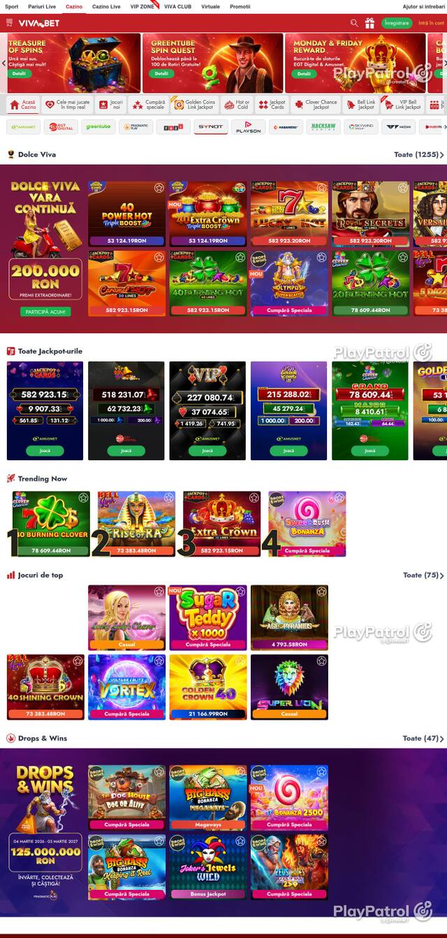 Homepage capture of VivaBet recorded during the scan