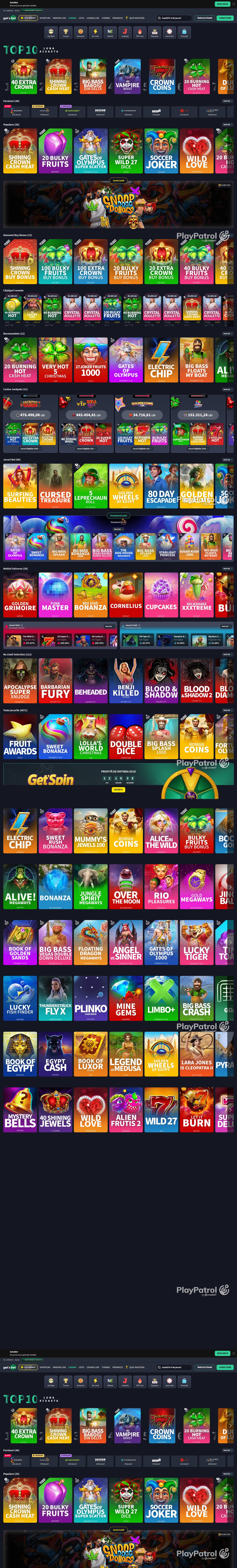 Full capture of Get's Bet recorded during the scan