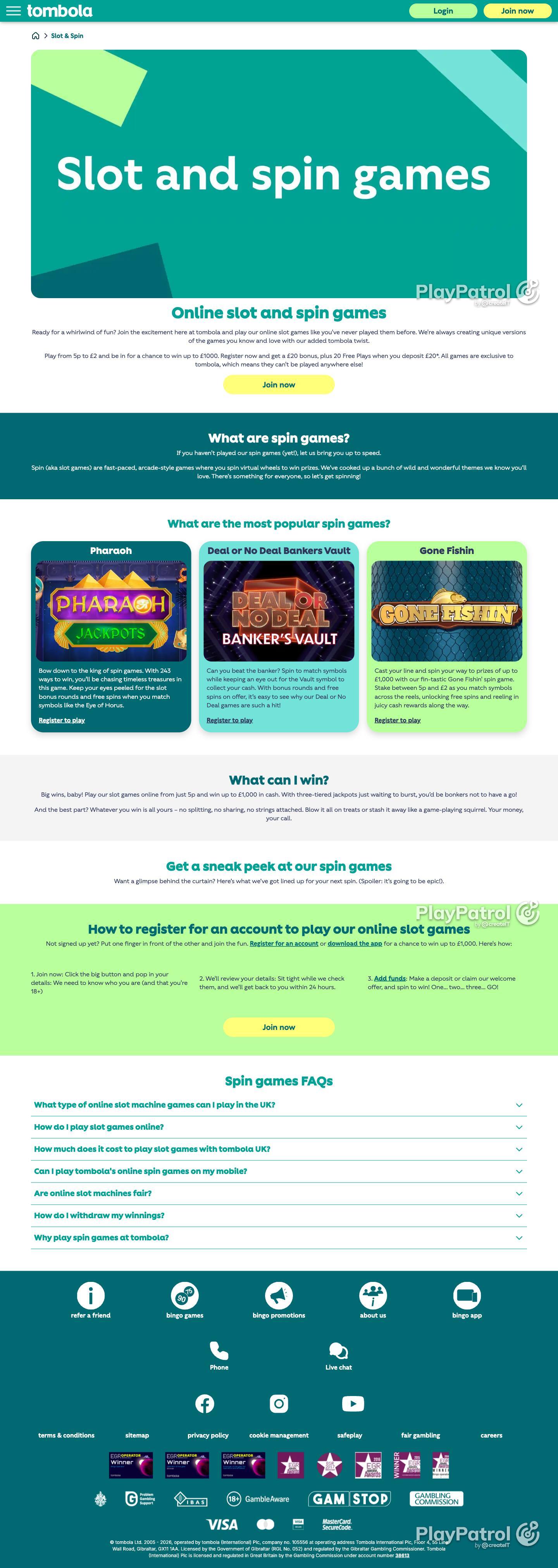 Open the capture of tombola from 9 September 2026