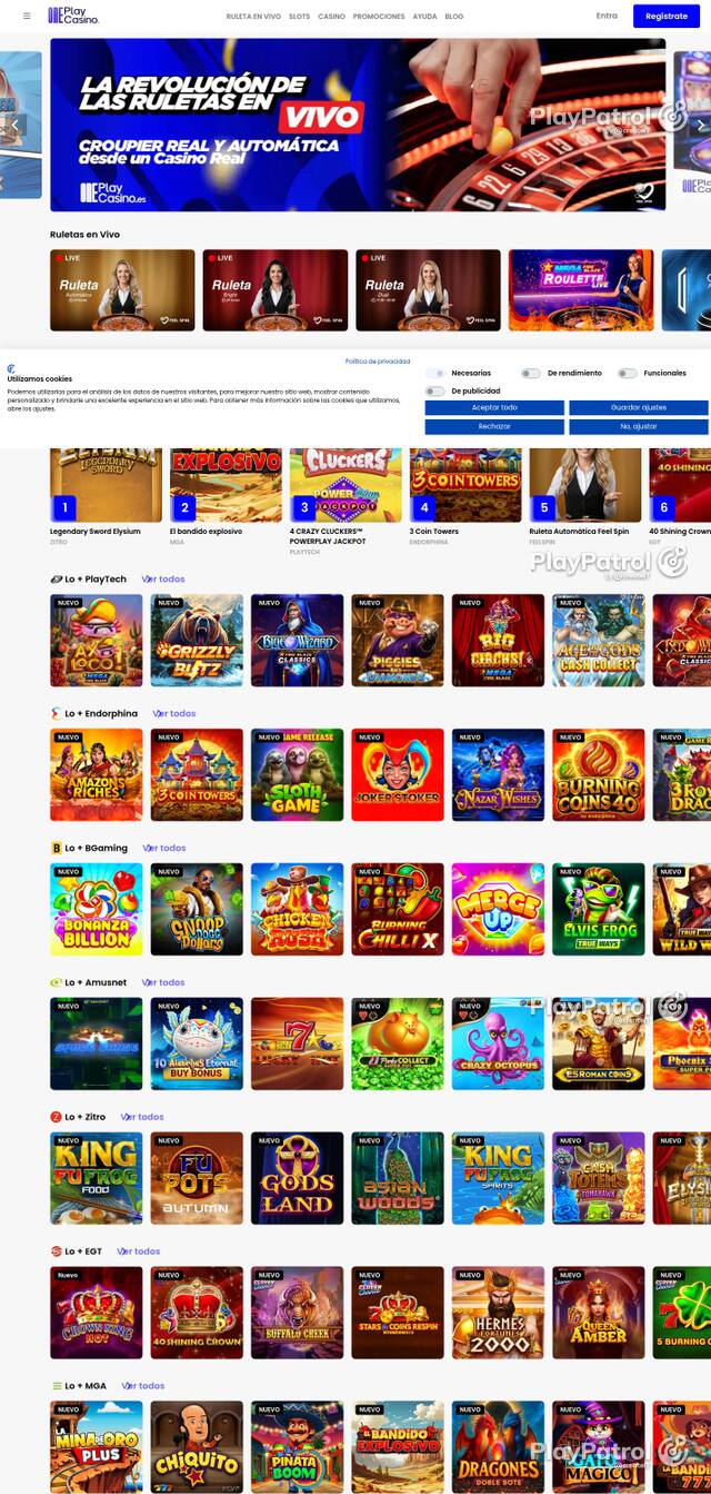 Homepage capture of OnePlay Casino recorded during the scan
