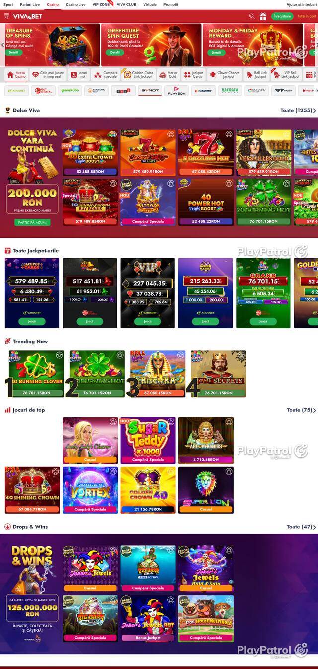 Homepage capture of VivaBet recorded during the scan