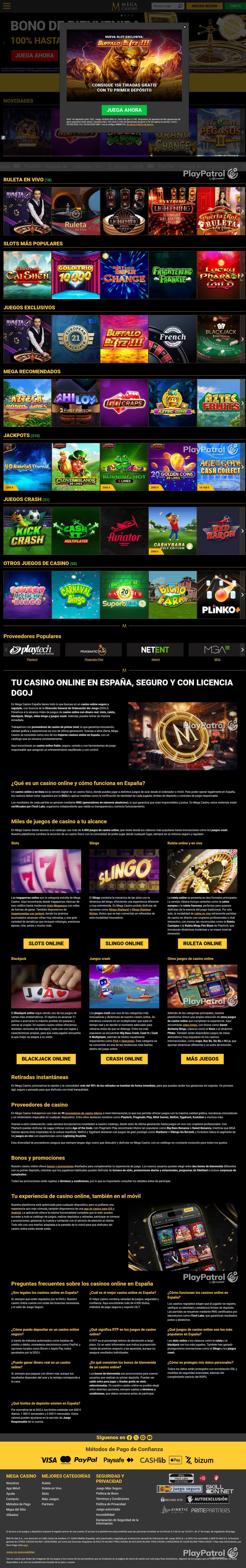 Open the capture of Mega Casinos from 18 September 2026