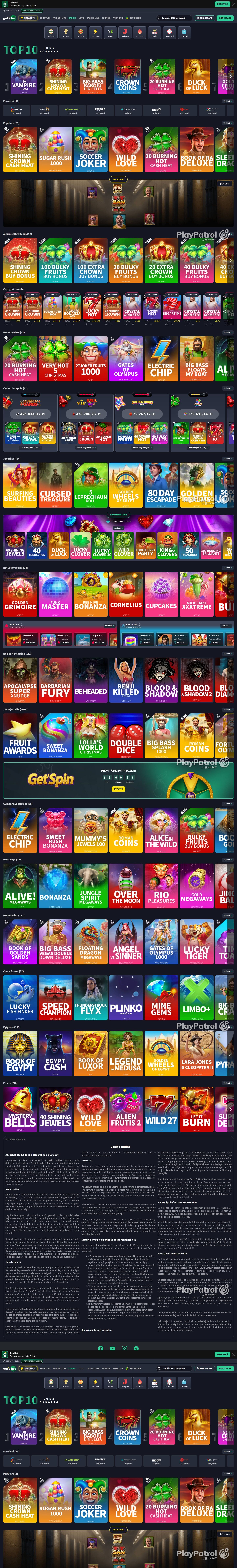 Full capture of Get's Bet recorded during the scan