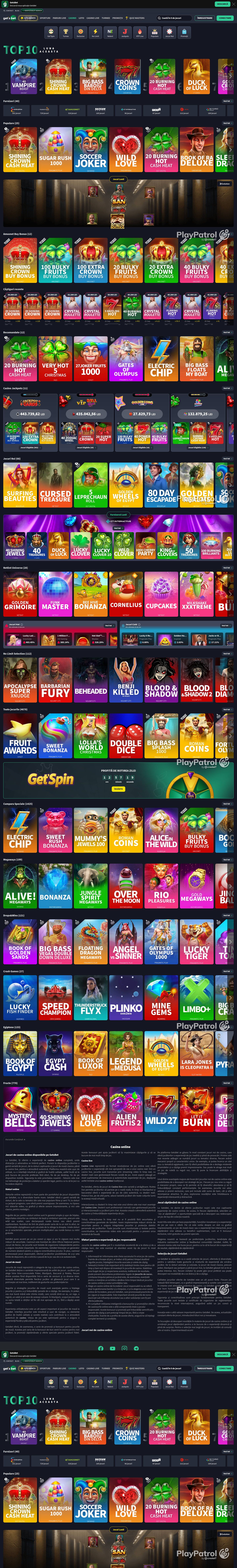 Full capture of Get's Bet recorded during the scan