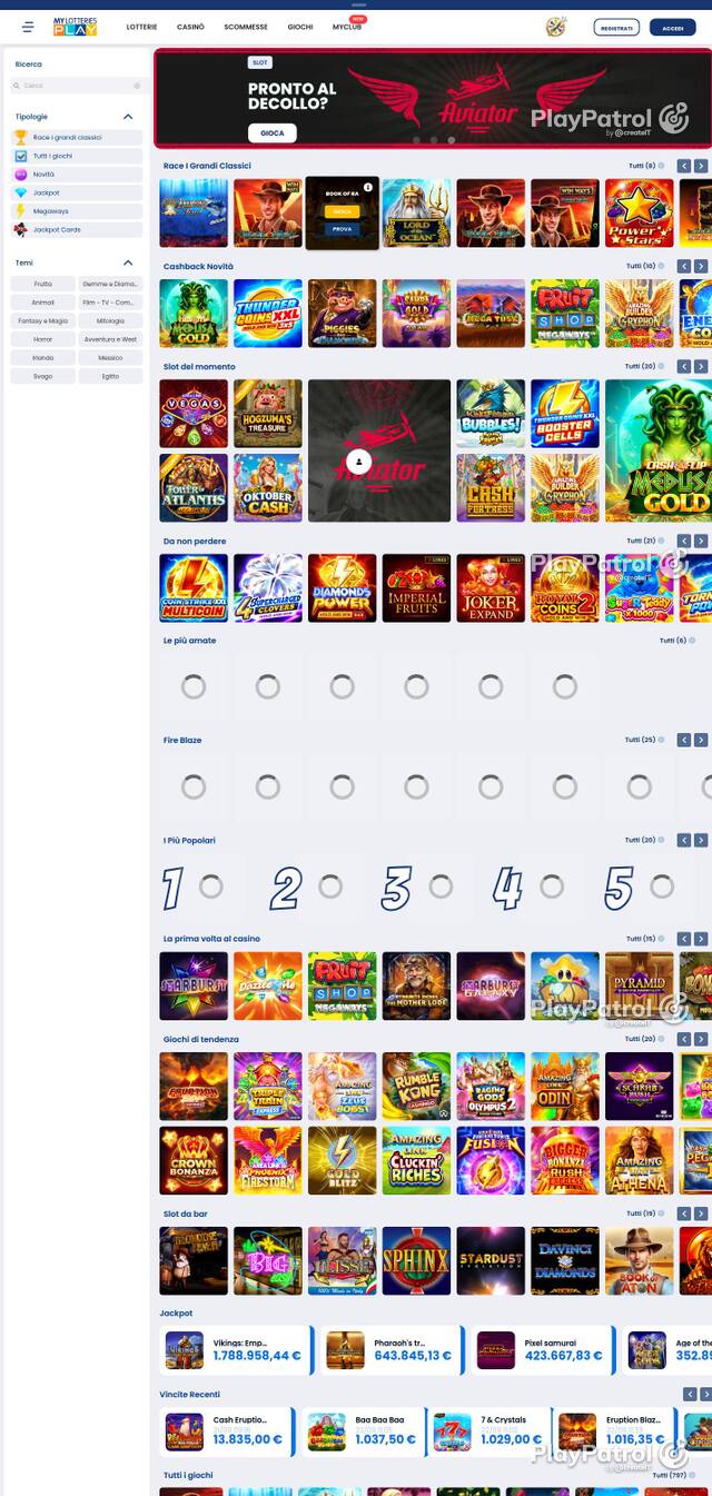 Capture of MyLotteries recorded during the scan of 23 September 2026