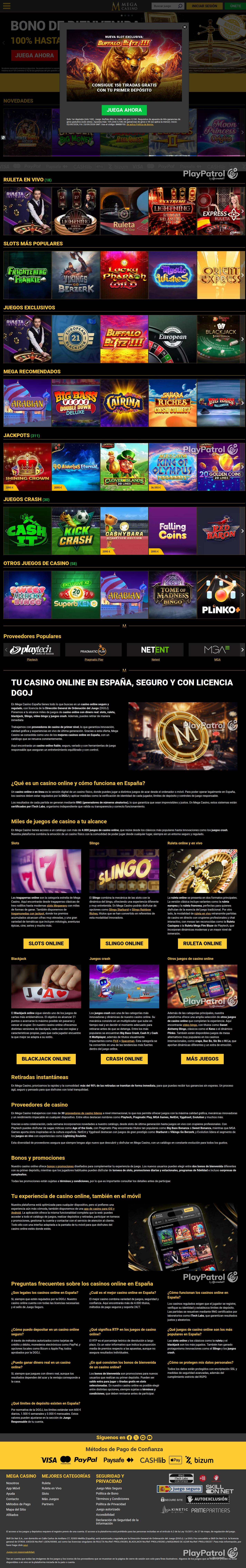 Open the capture of Mega Casinos from 14 September 2026