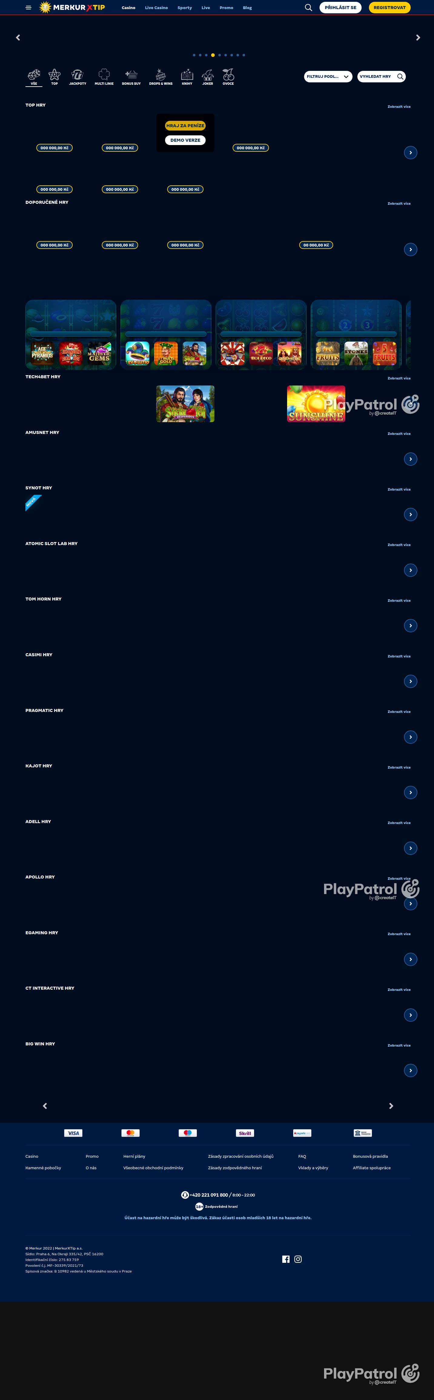 Full capture of MerkurXtip recorded during the scan